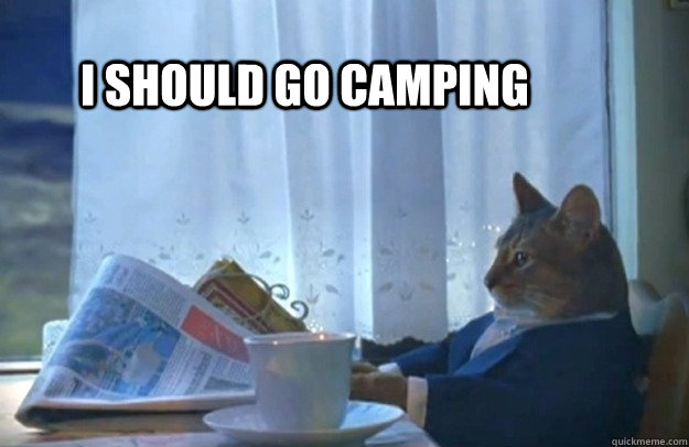 Camping holiday