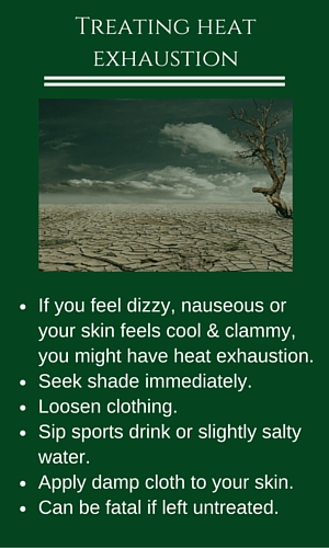 Treating heat exhaustion
