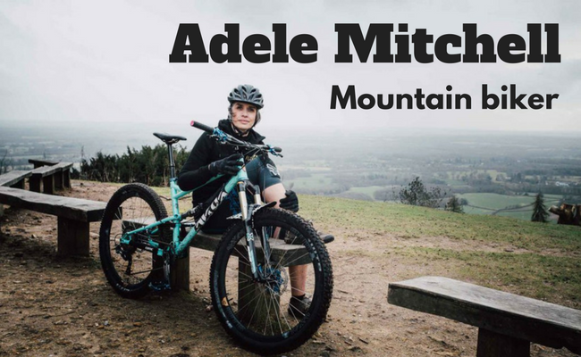 Adele Mitchell, mountain biker