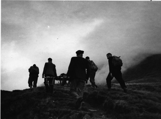 historical mountain rescue picture