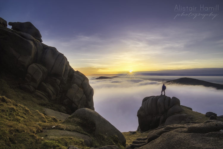Bearnagh sunset photo by Alistair Hamill